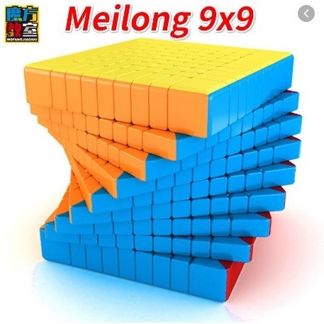 [[PROMO]]Ready Rubik 9x9x9 Mofang MF 9 MF9 moyu Meilong 9x9 Speed Cube Stickerless