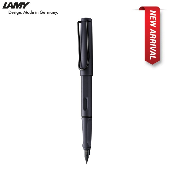 

LAMY Safari Fountain Pen - Steel Black EF