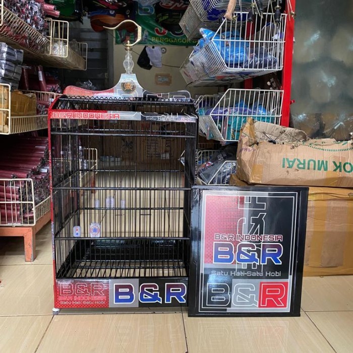 SANGKAR KANDANG KOTAK BNR NEW BDR DECAL NO 1 dan 2