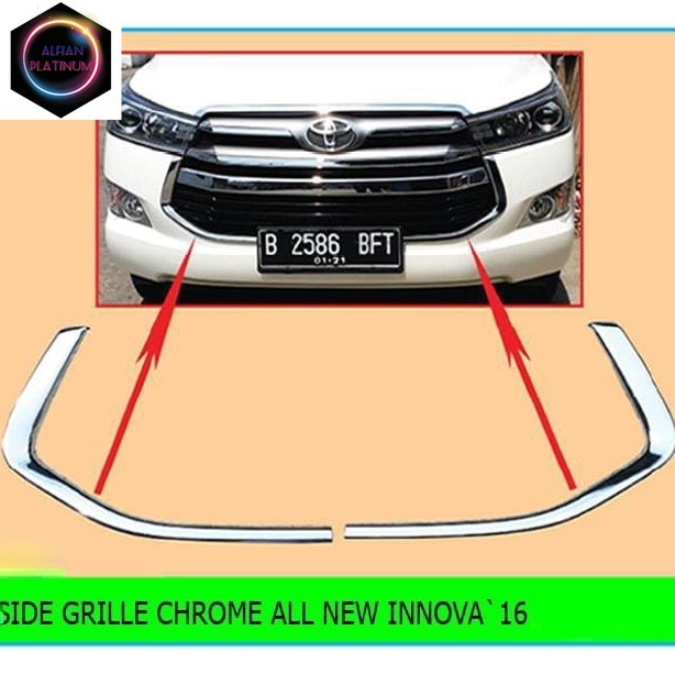 List grill bawah chrome Innova reborn 2016 - 2020. Variasi mobil