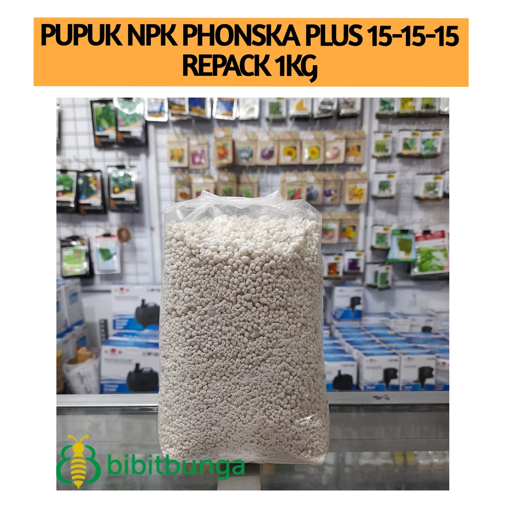 Pupuk NPK Phonska Plus 15-15-15 Repack 1 kg Ponska Tanaman Pertanian
