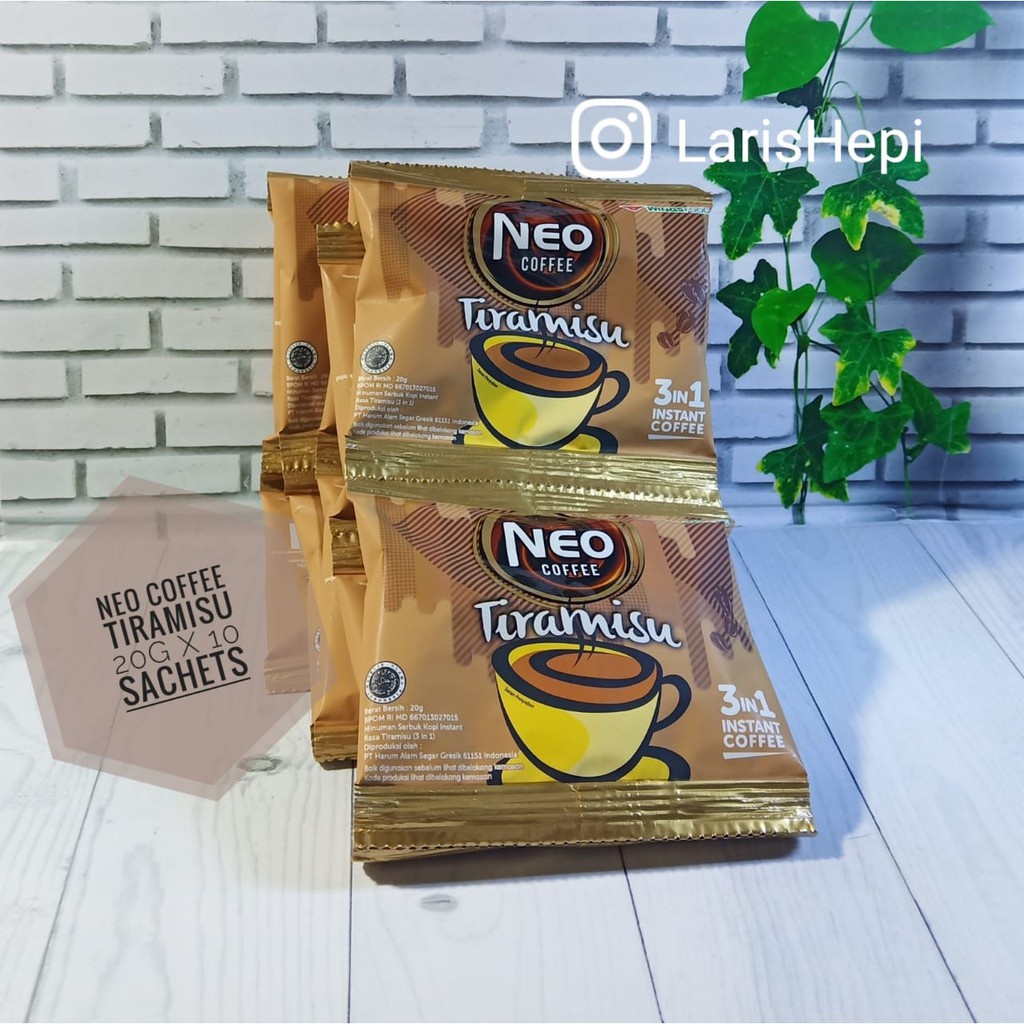 

®HEPIII® Kopi Neo Tiramisu 9 sachet x 20g