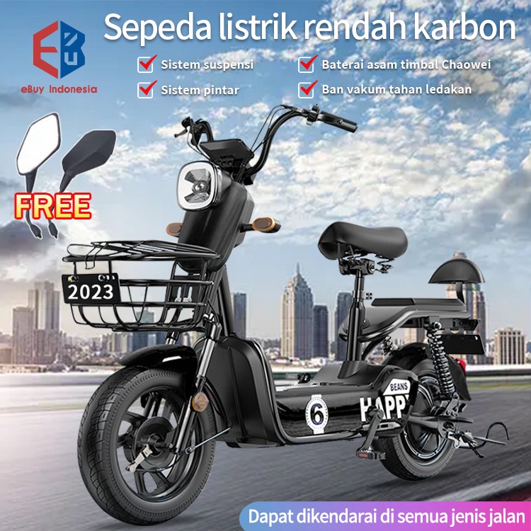 promo bulan ini sepeda listrik dewasa/Sepeda Listrik/Sepeda Motor Listrik 48v 12ah/sepeda listrik Dengan Pedal