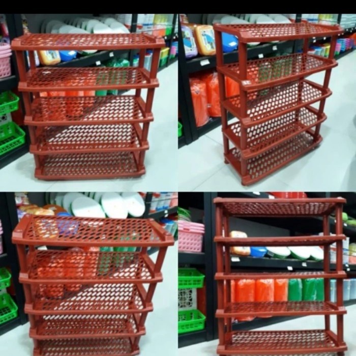rak sepatu plastik  / rak sandal plastik merek phylia