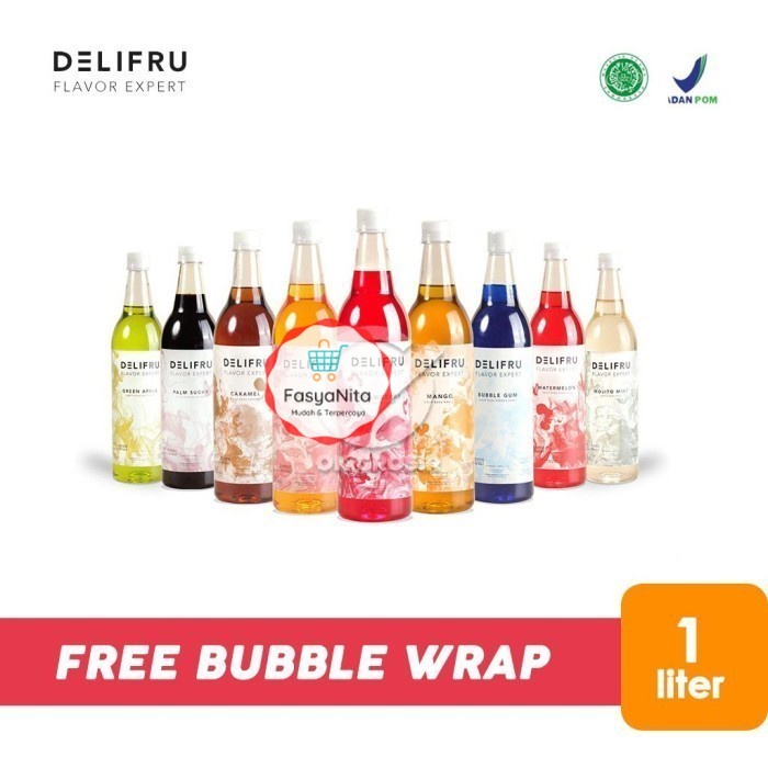 

Delifru Sirup / Syrup Premium [Botol Plastik 1 Liter] KHUSUS INSTANT - PALM SUGAR - FasyAnita Mart Denpasar