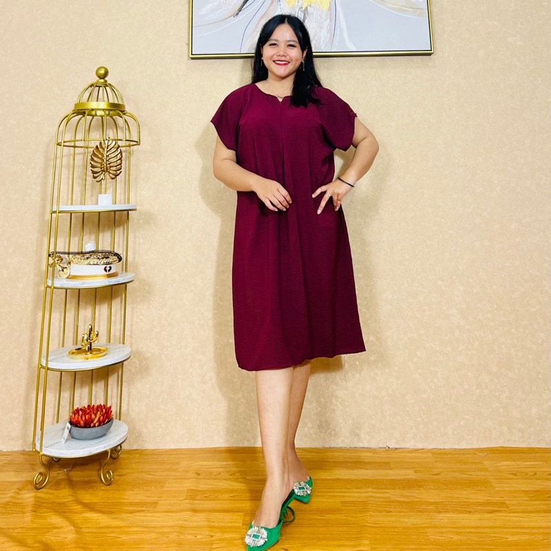 Amira Classic Dress Busui / Daster Crinkle Airflow / Dress Busui Crinkle