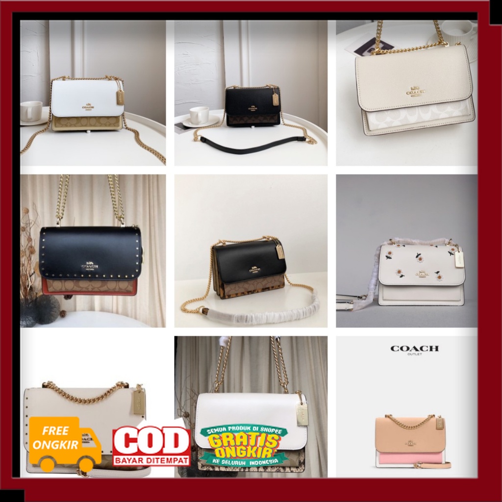 TAS WANITA KEREN IMPORT KEKINIAN MURAH MERIAH /Coach bag Women's Shoulder Bags Cross Body Bags Chain