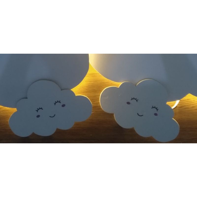 Awan senyum kecil - dekorasi awan - dekorasi kamar anak - wall decor -hiasan dinding