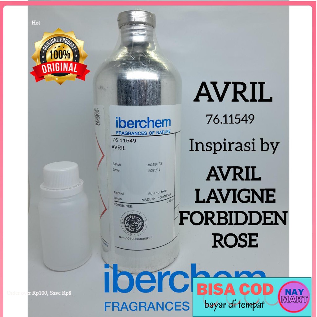 PARFUM AVRIL BIBIT PARFUM MURNI 100 ML BY IBERCHEM INSPIRED AVRIL LAVIGNE PARFUME MURAH