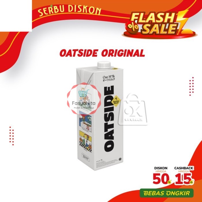 

OATSIDE Oat Milk 1L Original Barista / Minuman Susu Gandum (1L) - FasyAnita Mart Denpasar