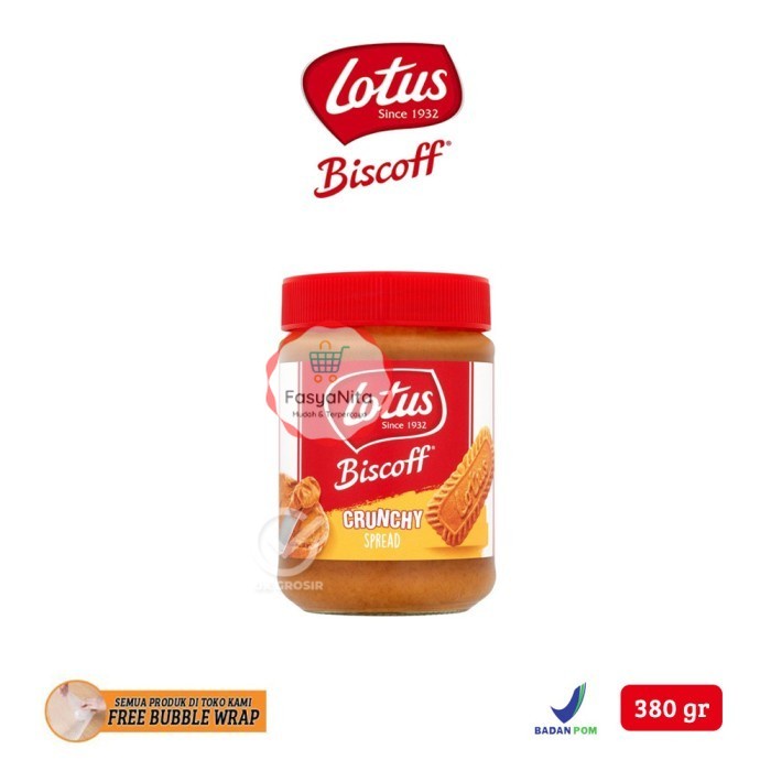 

Lotus Biscoff Crunchy Spread / Olesan Roti Rasa Karamel [380 gr] - Chrunchy 380 gr - FasyAnita Mart Denpasar