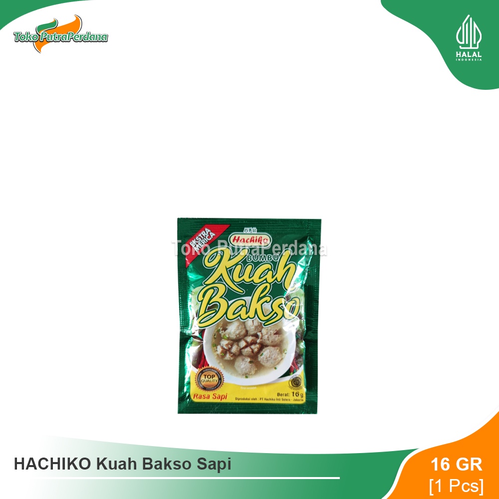 

HACHIKO Kuah Bakso Sapi 16gr (1 Pcs)