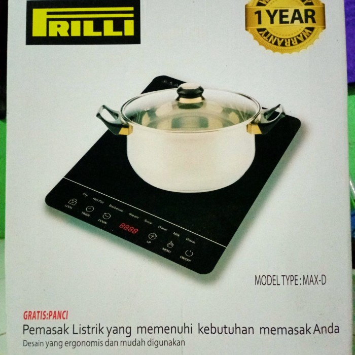 KOMPOR LISTRIK BONUS PANCI / KOMPOR LISTRIK FRILLI / KOMPOR INDUKSI LISTRIK