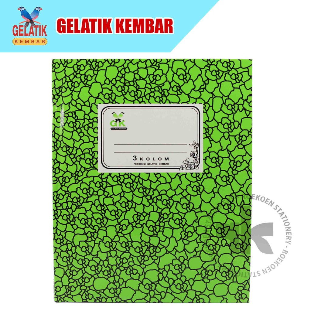 

Gelatik Kembar Hardcover Buku Kas Kwarto 50 - 3 Kolom