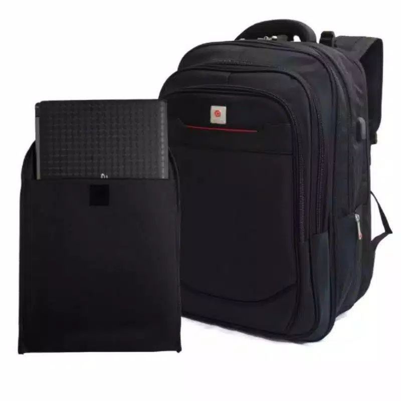 New Tas Ransel Polo Classic Ukuran Jumbo Backpack Kerja Pria 20 In Original (Terbaru)