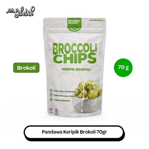 

Pandawa Keripik Brokoli 70gr - Dried Broccoli Healthy Vege Chips