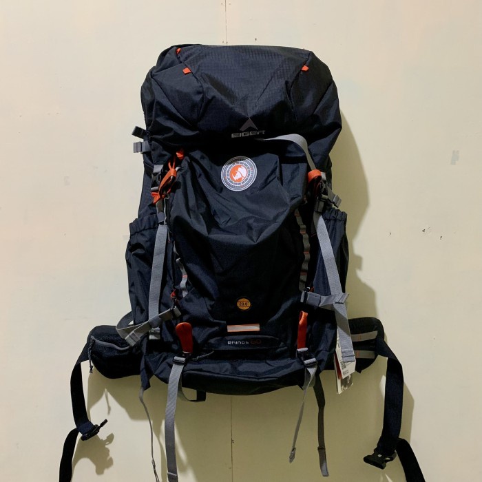 Tas Mudik Carier Eiger Rhinos 45 Liter new dan original - Hitam