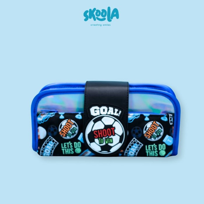 

Skoola Tempat Pensil Lipat 3 Pencil Case Anak Laki" Bola Dino - Pensy - ASTRONOT