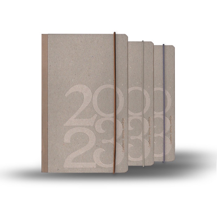 

2023 Planner Figure Notes Rubble Book A5 - Brown