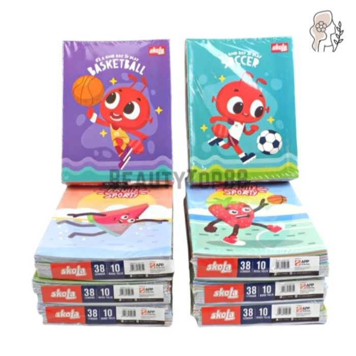 

Buku Tulis Skola SIDU 38 Lembar per-pack