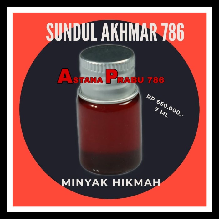Minyak Sundul Akhmar 786 - Sundul Ahmar - Cendana Merah -Bukan Jafaron