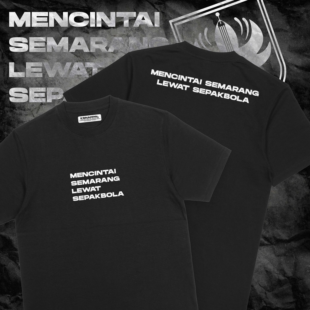 Kaos PSIS Semarang "Cinta Semarang" - Kaos Panser Biru/Mahesa Jenar/1932