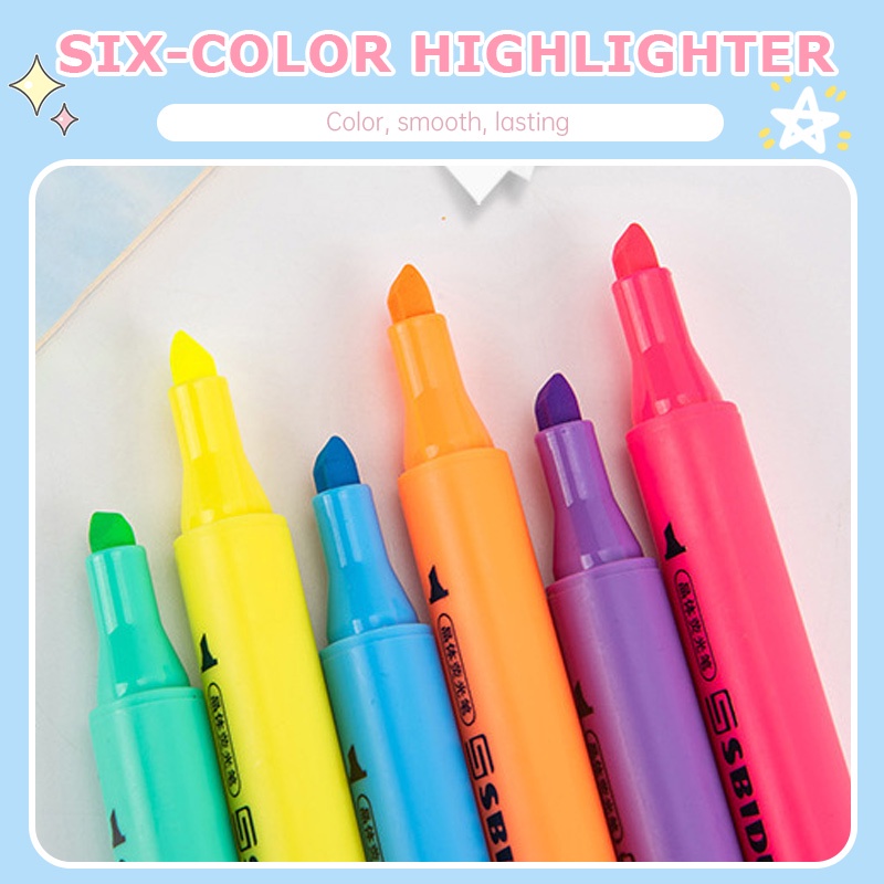 

Spidol Highlighter segi tiga Journal Marker Warna Pen Alat Tulis Replacement Stabilo-G