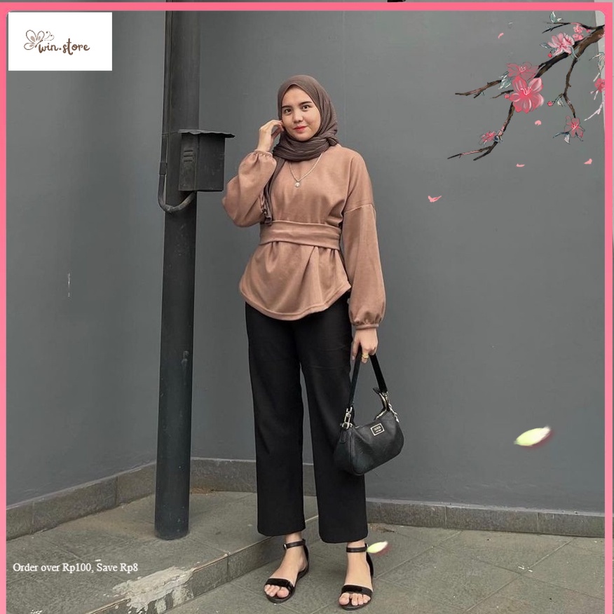 Kemeja Blouse Terbaru / FC - APRILIA TOP BLOUSE