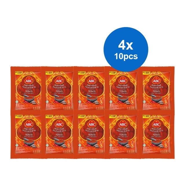 

ABC Sambal Nusantara Terasi 10 x 18 g (4 pack)