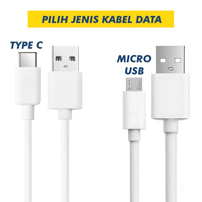 Kabel Data Fast Charging Cas Casan Type C Micro USB Charger HP Android