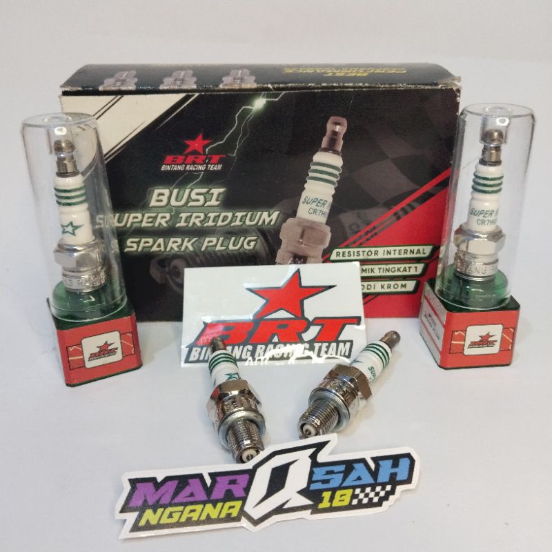 BUSI BRT IRIDIUM SEMUA TIPE MOTOR HONDA YAMAHA SUZUKI MARQSAH SHOP RACING