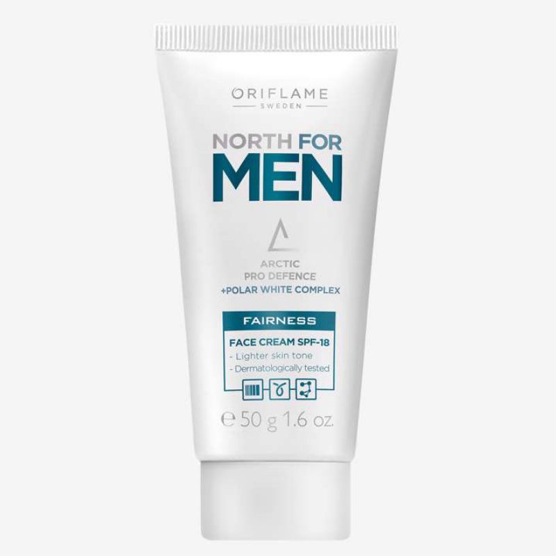 Bdt.17 North For Men Fairness Face Cream produk oriflame, oriflame original, oriflame murah, oriflam