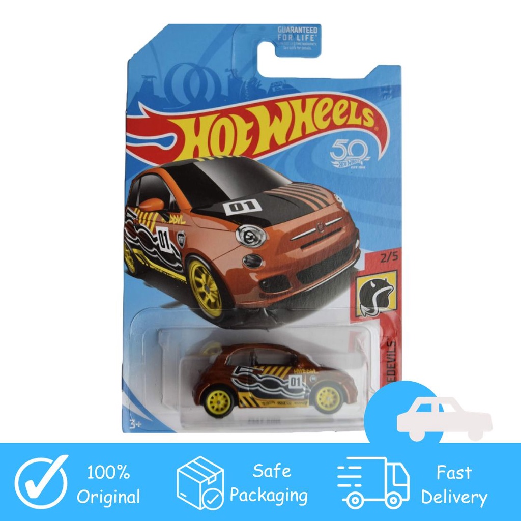 Hotwheels STH Fiat 500 Ban Karet