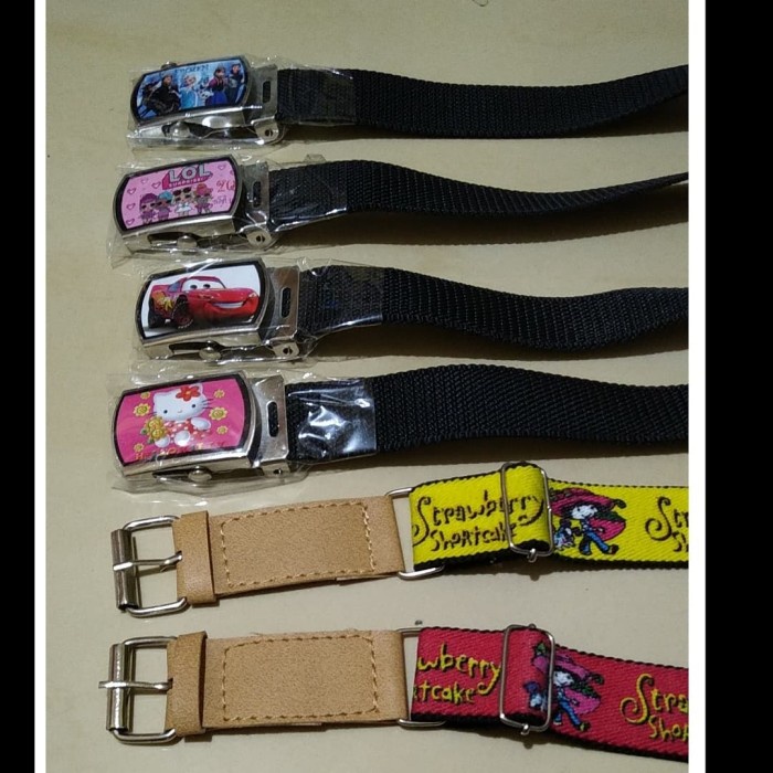 [ BEST SELLER ] - VS - Ikat pinggang gesper anak hello kitty frozen