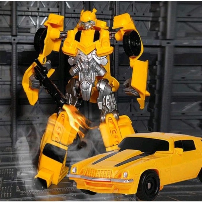 Mainan Anak Robot Figure BMB Deformation BumbleBee Camaro - MEchanical