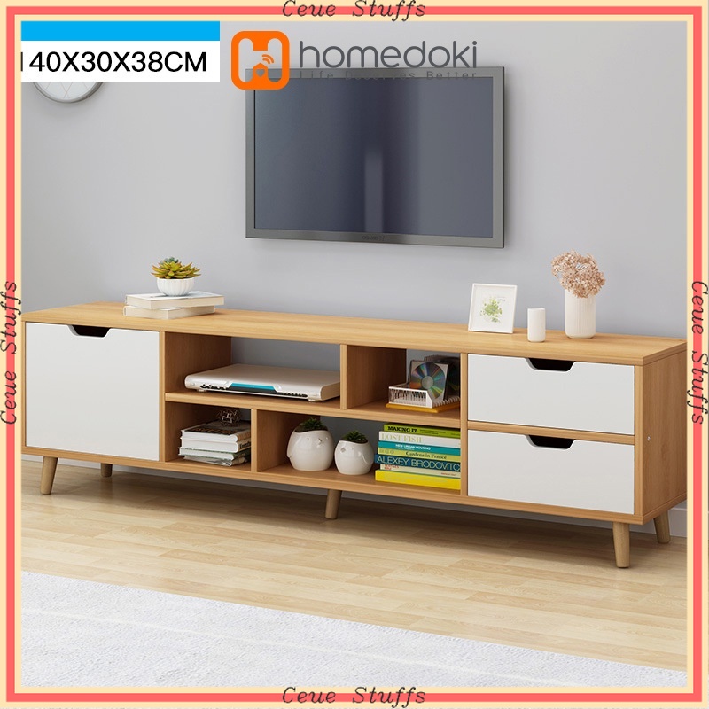 PROMO AESTHETIC TERBARU TERMURAH SIMPLE MINIMALIS  Homedoki  Meja TV Kayu TV Serbaguna Minimalis Jum