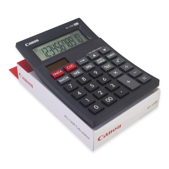 

Kalkulator Calculator Canon 12 Digit AS-120R Check Correct AS 120 R