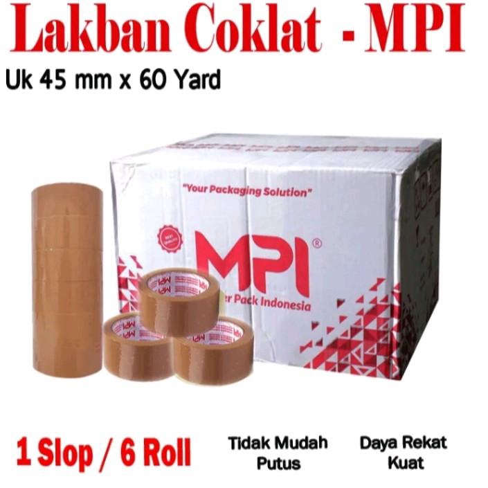 

PROMO 6 PCS Lakban Coklat 45 mm x 60 Yard / Lakban Untuk Packing - Master Pack Indonesia Bogor