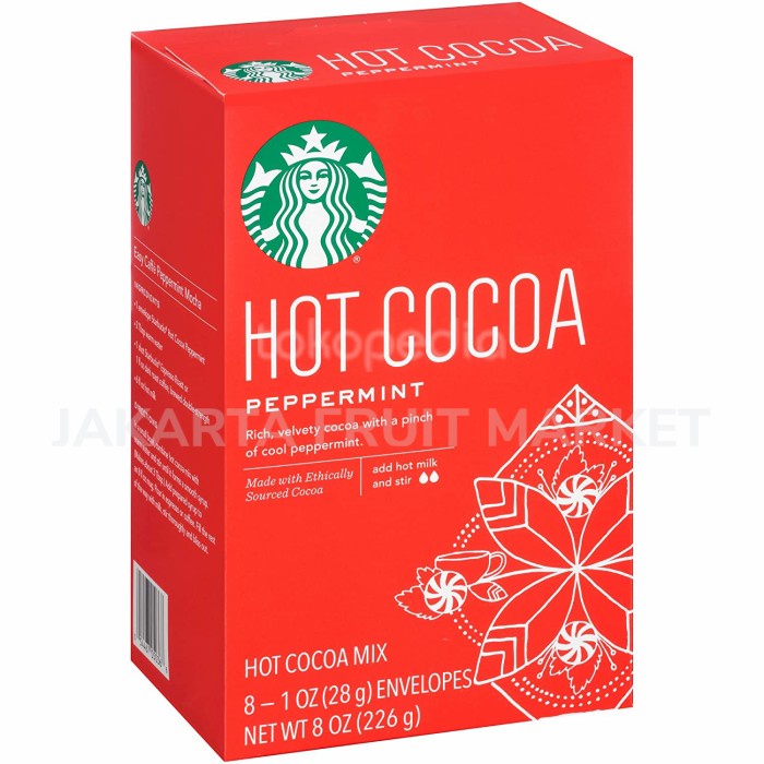 

(MINUMAN BUBUK) STARBUCKS HOT COCOA ALL VARIAN 226GR - CLASSIC