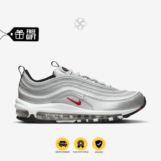 NIKE AIR MAX 97 SILVER BULET - BNIB 100% ORIGINAL MATERIAL GUARANTE | SNEAKERS SEPATU PRIA