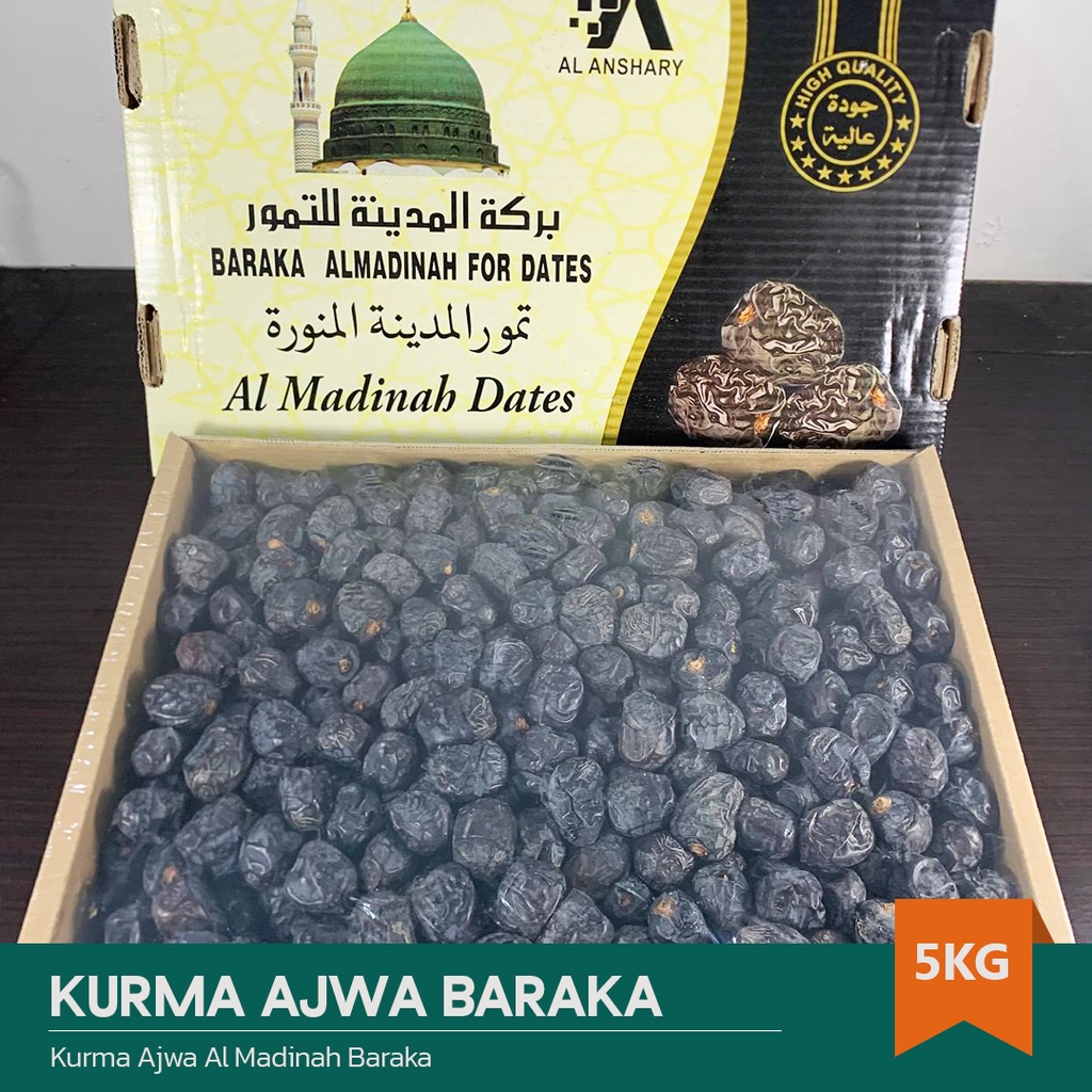 KURMA AJWA BARAKA AL MADINAH DATES PREMIUM DUS 5KG
