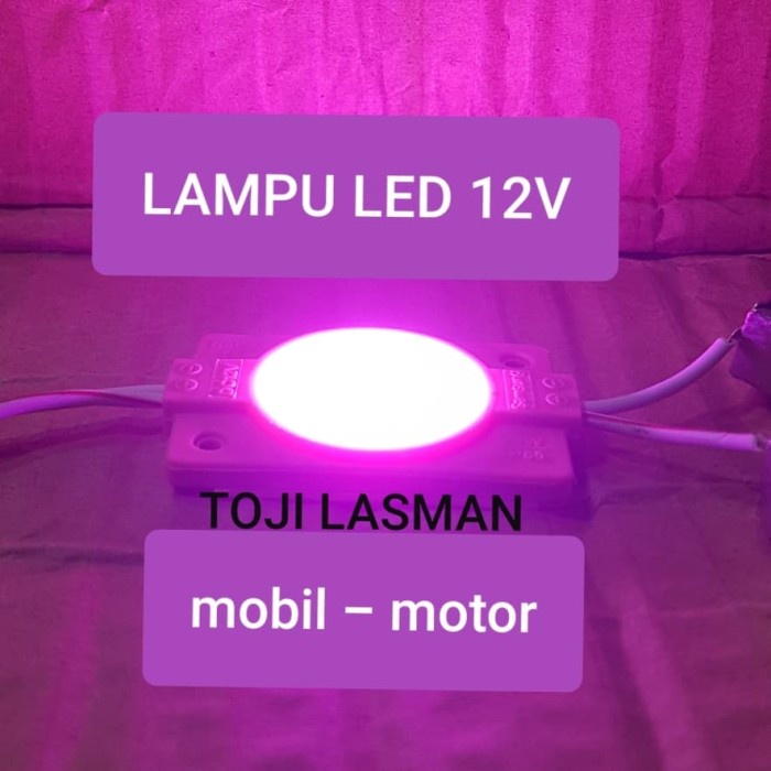 

12v lampu led cob pink ping merah muda jinga jingga unggu ungu 12 v