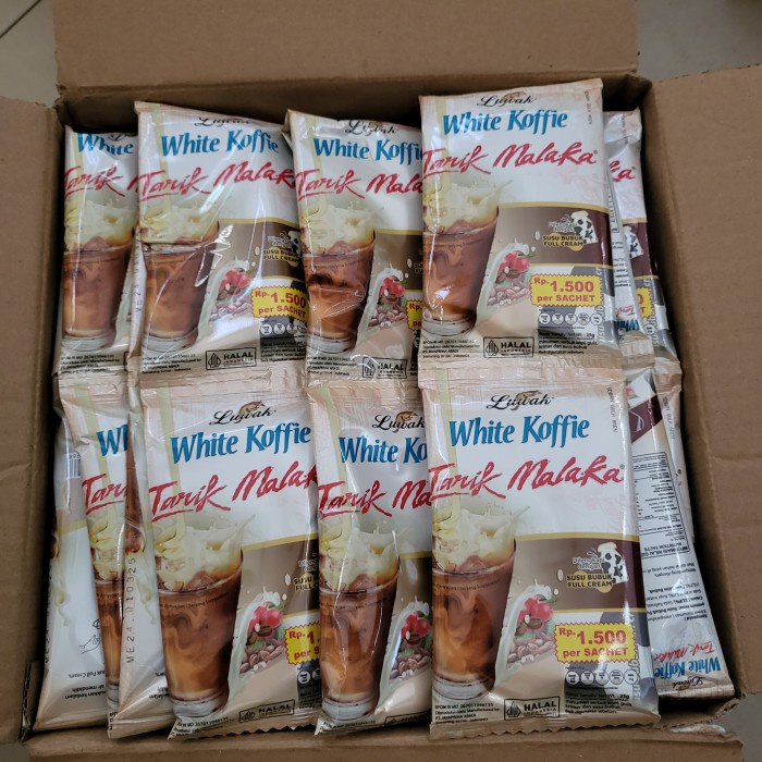 

LUWAK WHITE COFFFEE TARIK MALAKA 25 GRAM ISI 10