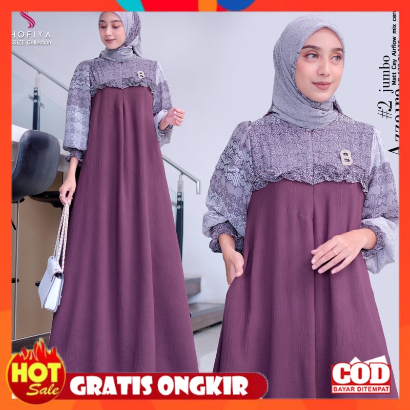 KAIN ADEM HALUS TEBAL / [VICAN] AZZAIRA #1 #2 • BELINDA • GADIZA DRESS SET JILBAB GAMIS CRINKLE URAG