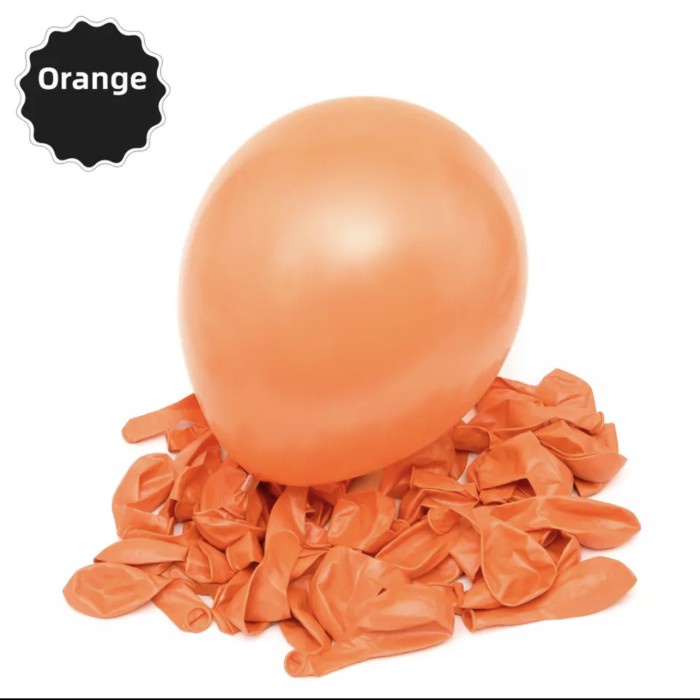 Balon latex metalik / balon karet metalik per pack isi 100 - pink tua