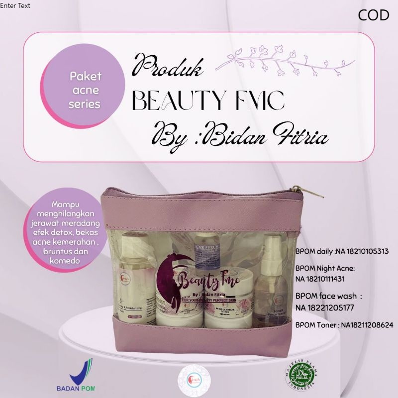 (COD) Paket Basic / Acne Series by Beauty FMC