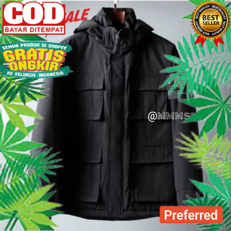 MMMSHOP21 - Jaket parka stone island jaket parasut stone island jaket parka unisex stone island full