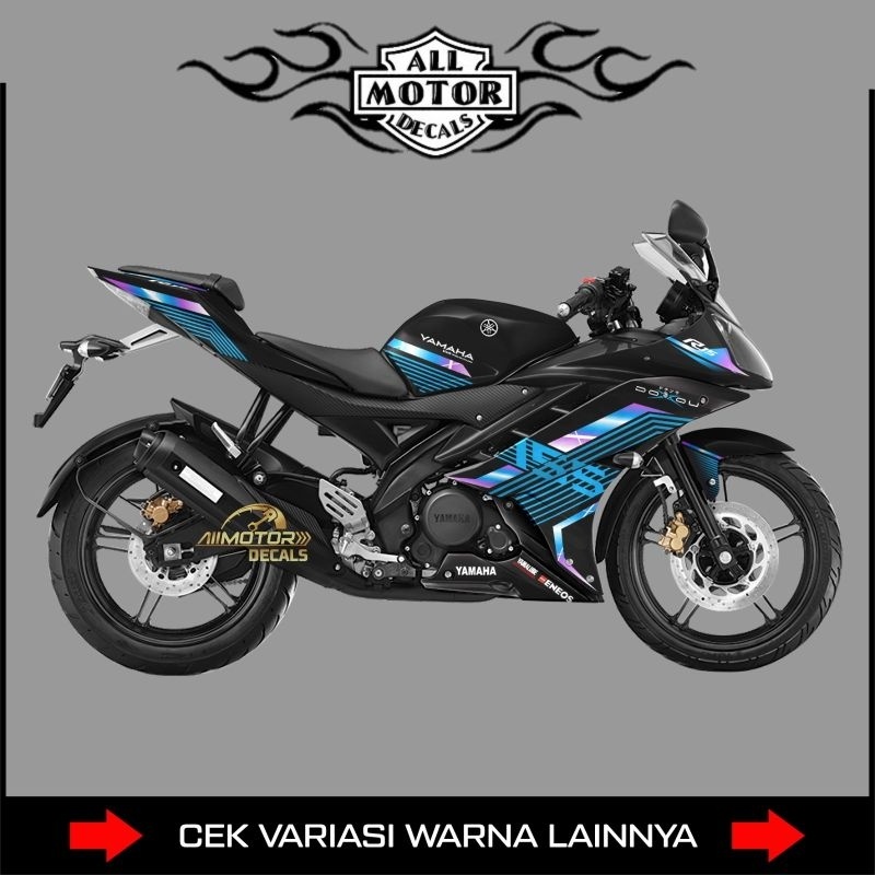 Striping Yamaha R15 V2 Motif Doxou / Sticker Motor R15 V2 Tahun 2014, 2015, 2016,  2017 / Decal Embl