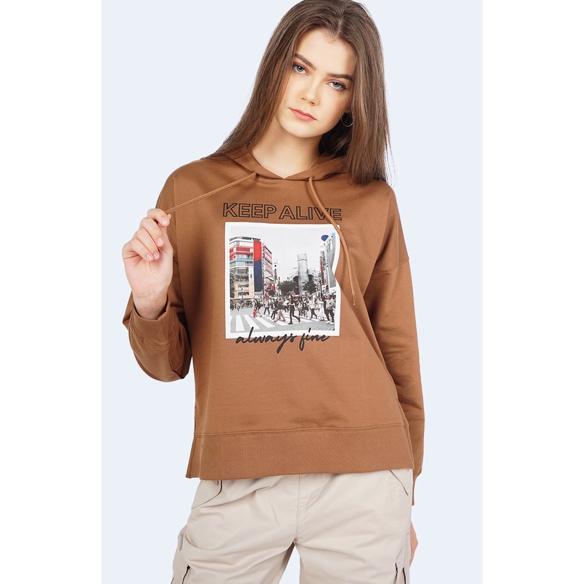 Logo Jeans - Sweater Hoodie Wanita Patricia 34416L1BW