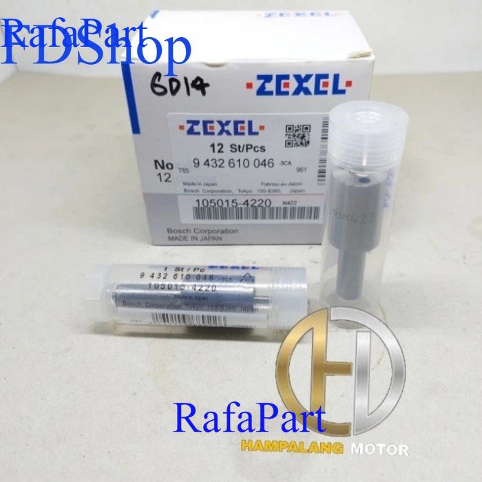ISI NOZZEL INJEKTOR FUSO 6D14 6D15 6D16 ZEXEL JAPAN 105015-4220 PER PC